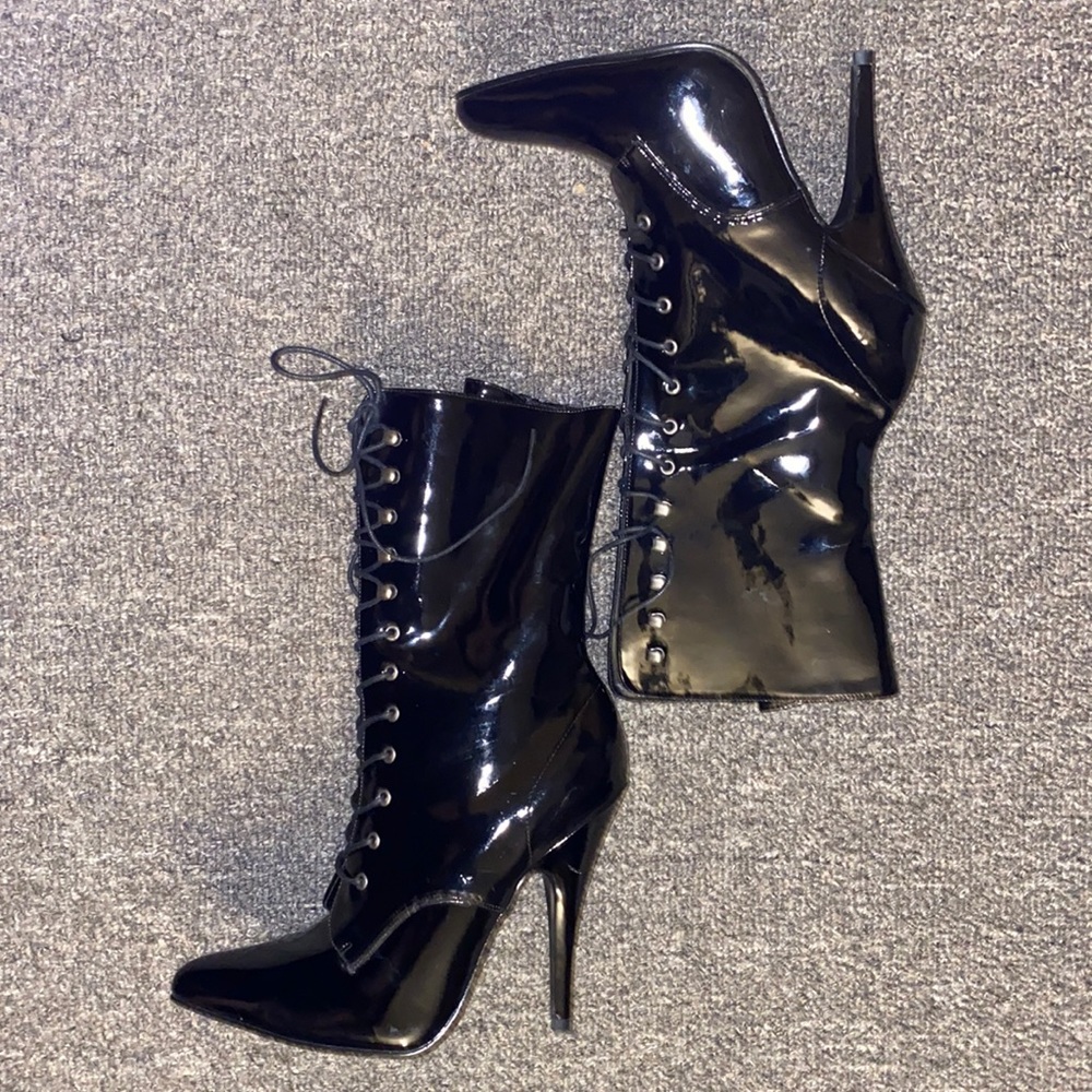 Mid calf boots
